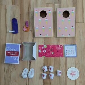 American Girl Accessory Lot With Corn Hole
